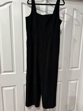 a new day Black Square-Neck Wide-Leg Jumpsuit